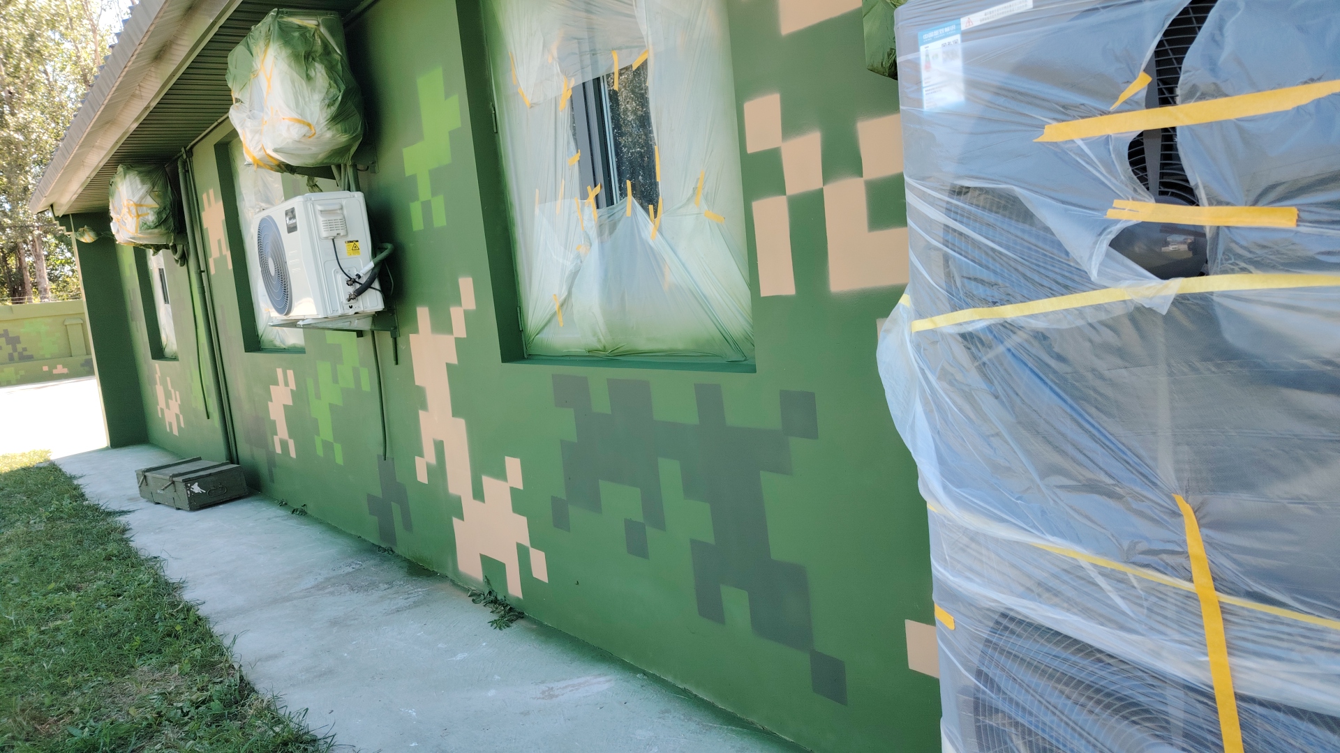 吐鲁番外墙迷彩漆施工多少钱 伪装迷彩漆  