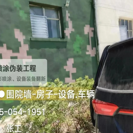 吐鲁番数码迷彩漆施工